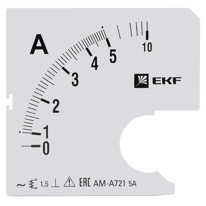 На фото: шкала сменная для a721 5/5а-1,5 ekf ЭКФ (ЕКФ)