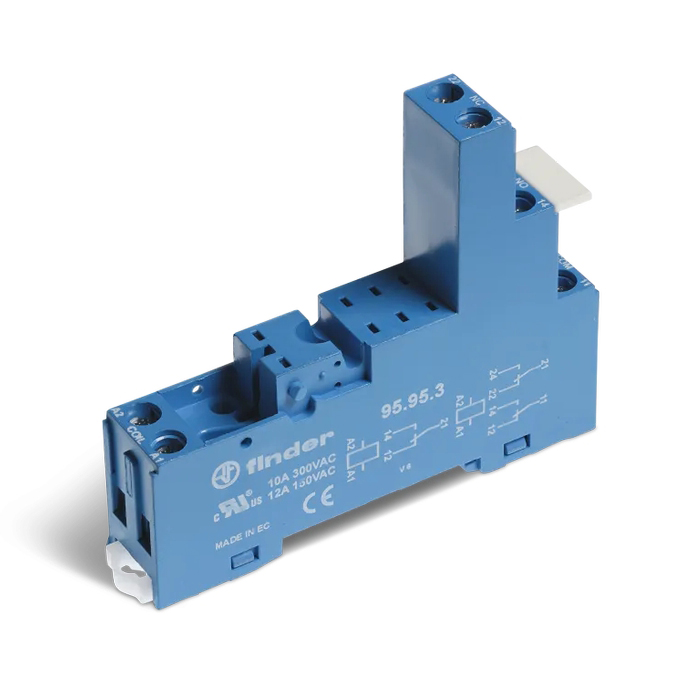 серии 95. розетки для реле 40/41/43/44 серий 95.95.10