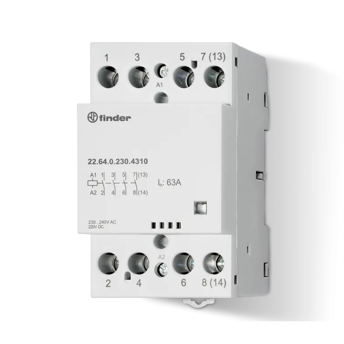 серии 22. модульные контакторы 22.64.0.230.4710