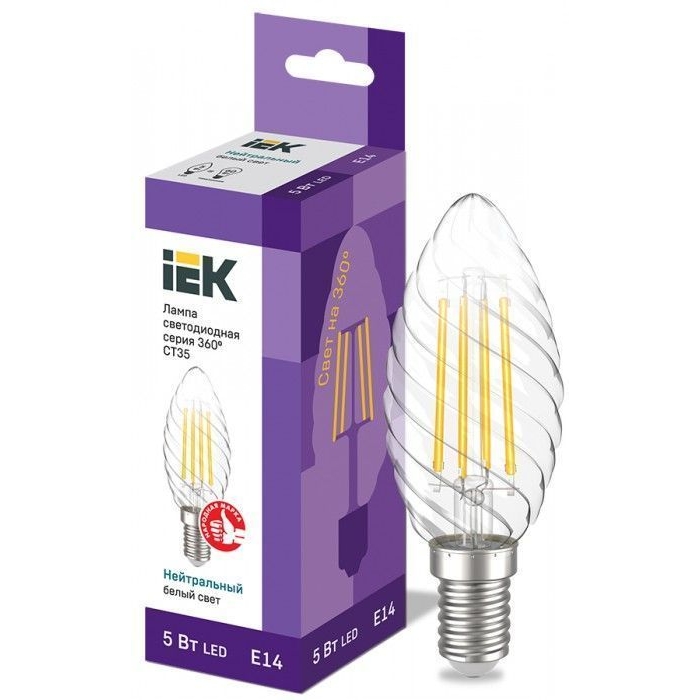 На фото: LED лампы и светильники llf-ct35-5-230-40-e14-cl IEK (ИЭК) 