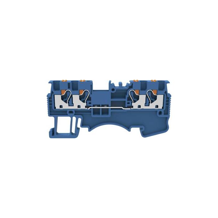 На фото: проходные пружинные клеммы ds1.5-qu-01p-12-00z(h) DEGSON (Дегсон) 