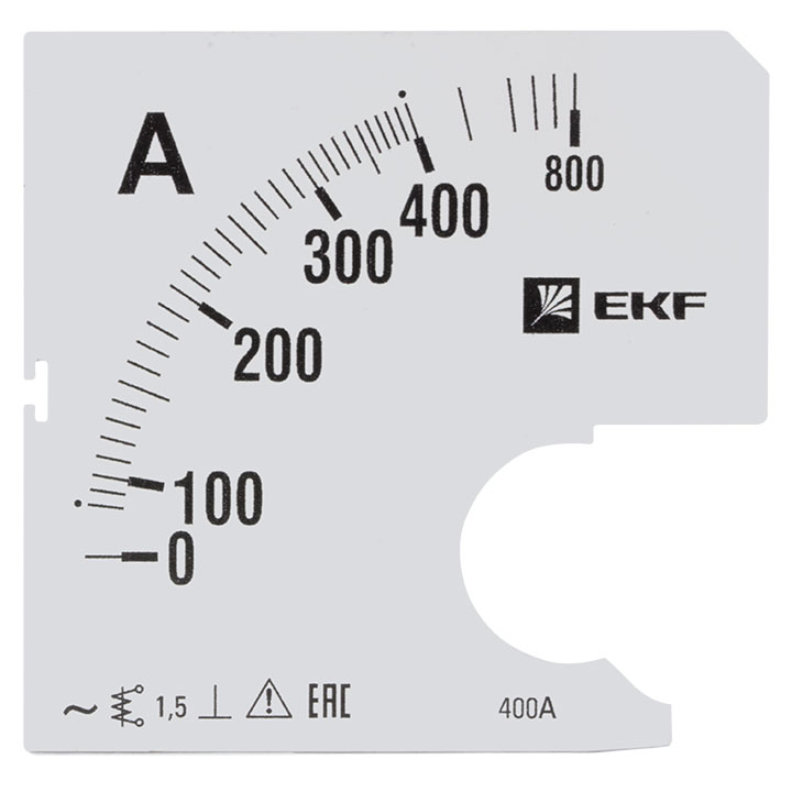 На фото: шкала сменная для a961 400/5а-1,5 ekf ЭКФ (ЕКФ)