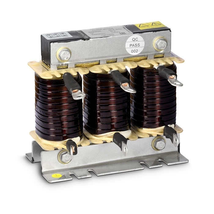 На фото: входной сетевой дроссель Сетевые дроссели aci-0630-t4 VEDA (ВЕДА)
