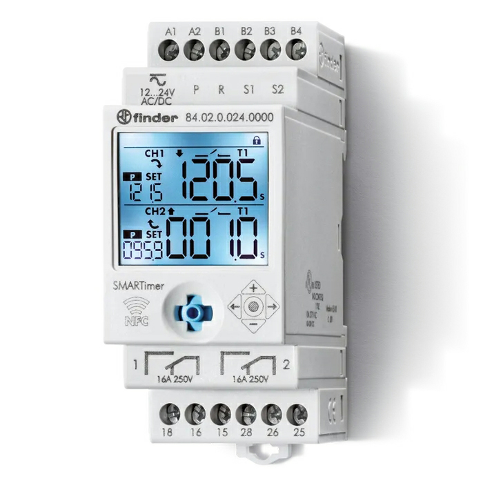 серии 84. электронные  мультифункциональные таймеры 84.02.0.024.0000